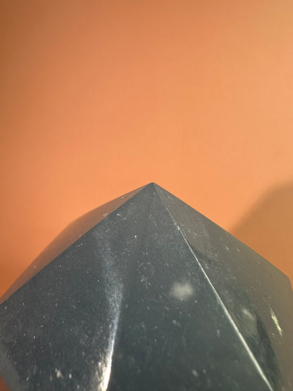 Large Peruvian Snowflake Angelite Tower - D