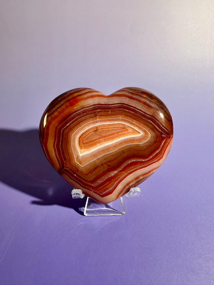 Carnelian Heart – Option E | Motivation, Joy & Positive Transformation