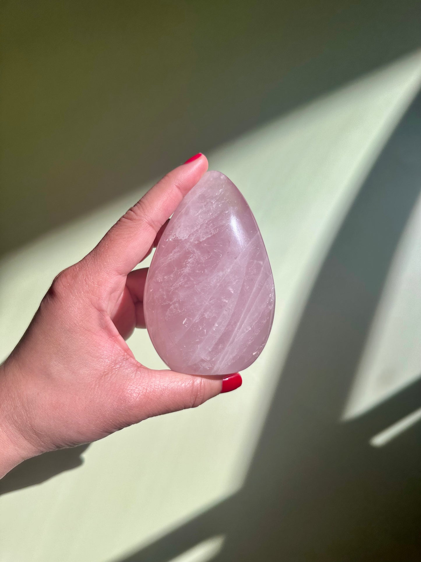 Medium Rose Quartz Standing Freeform - A
