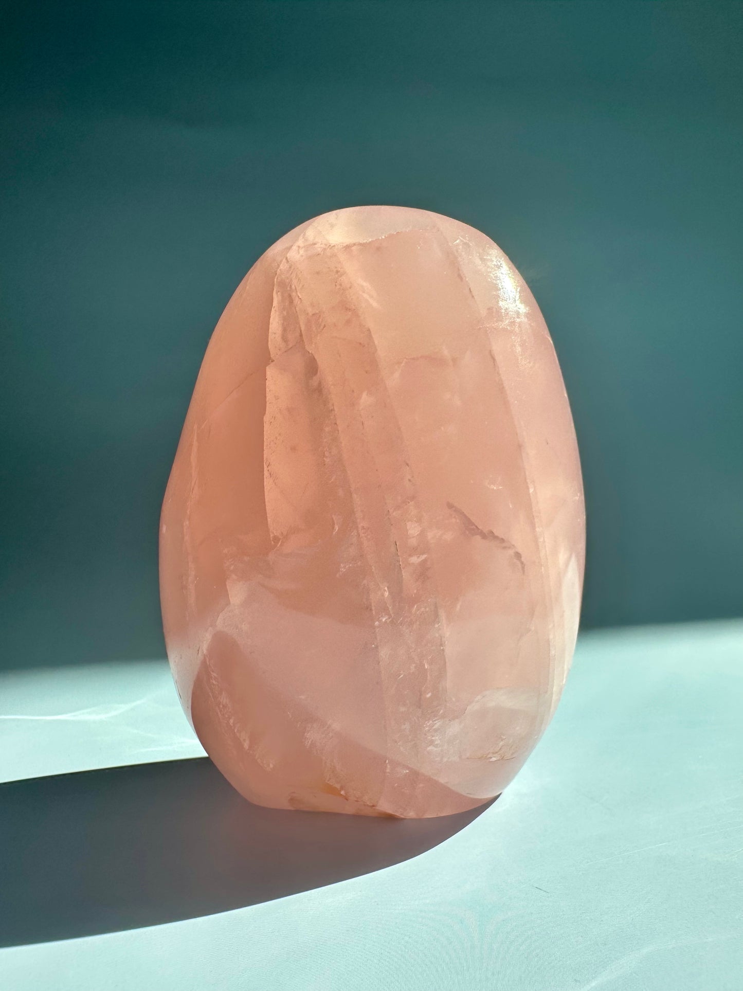 Large Rose Quartz Standing Freeform