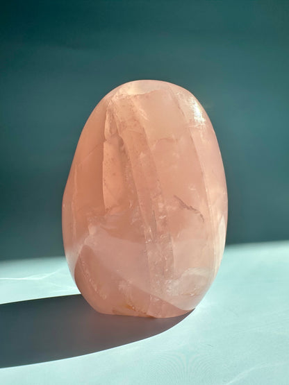 Large Rose Quartz Standing Freeform