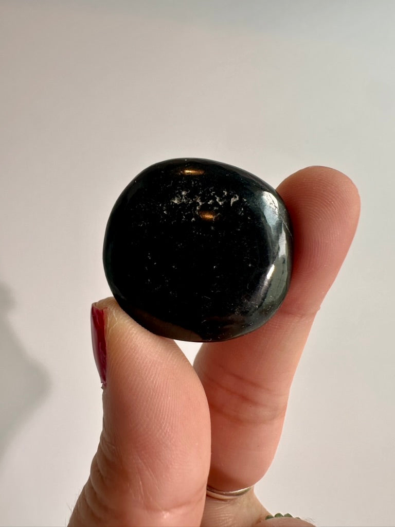 Schorl Black Tourmaline Mini Flat Palm