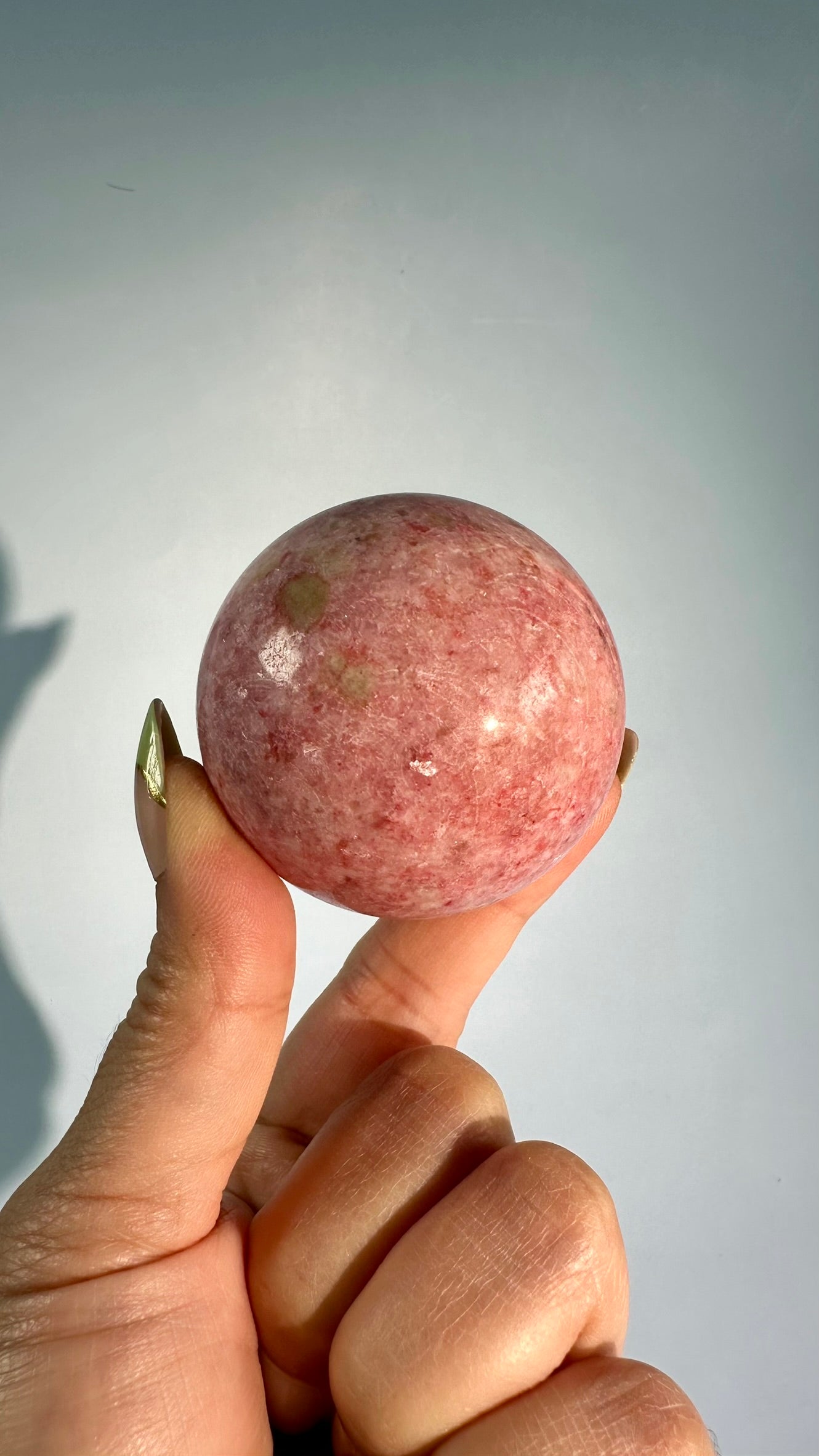 Thulite with Epidote Sphere – Option A