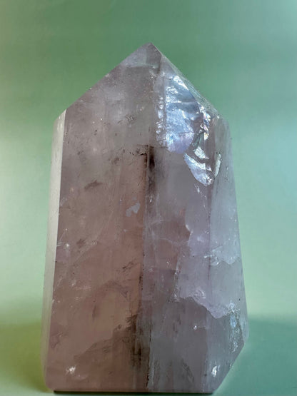 Perfectly Imperfect Rose Quartz Tower Misfit - C