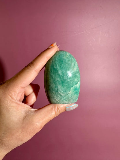 Amazonite Standing Freeform Option A | One-of-a-Kind Crystal from Madagascar