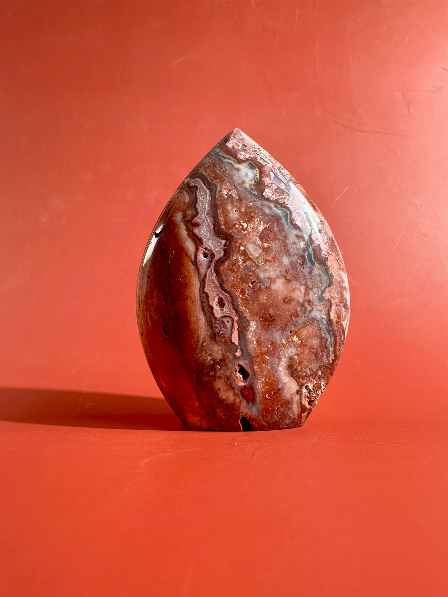 Indonesian Pink Crazy Lace Agate Flame – Option B | Confidence, Joy & Feminine Energy