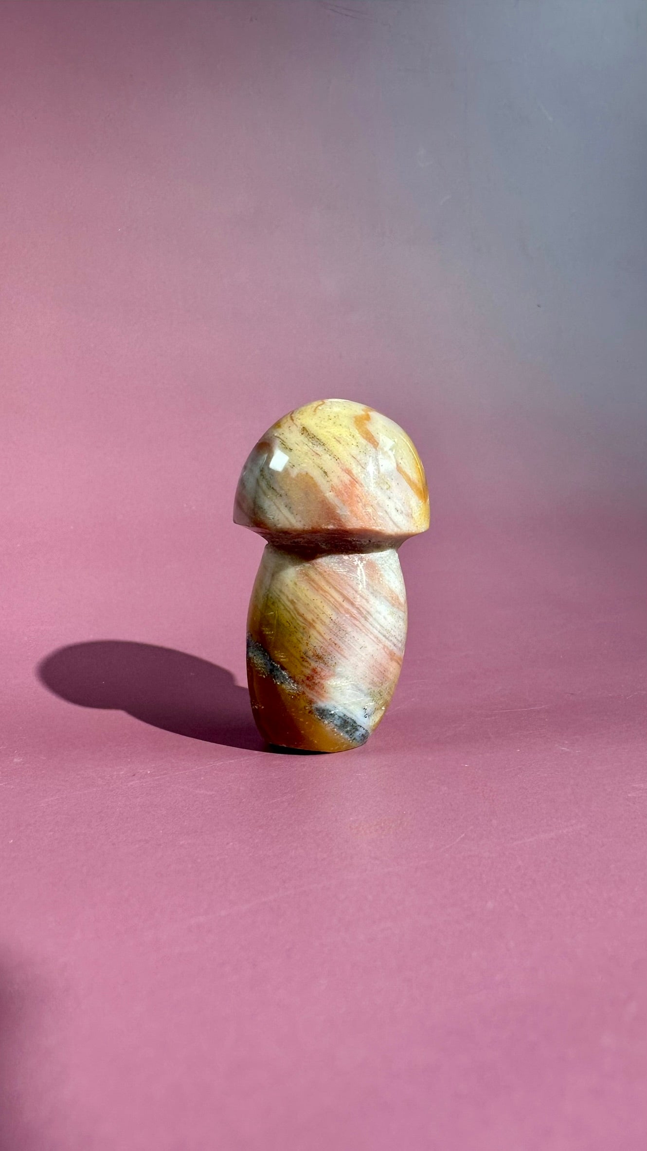 Small Sea Jasper Mushroom – Option C