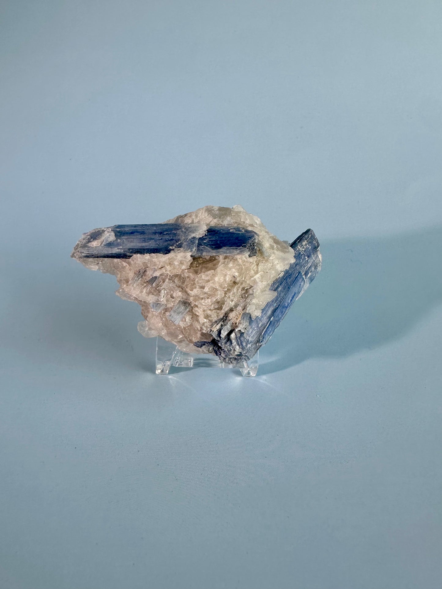 Kyanite in Quartz Cluster - D