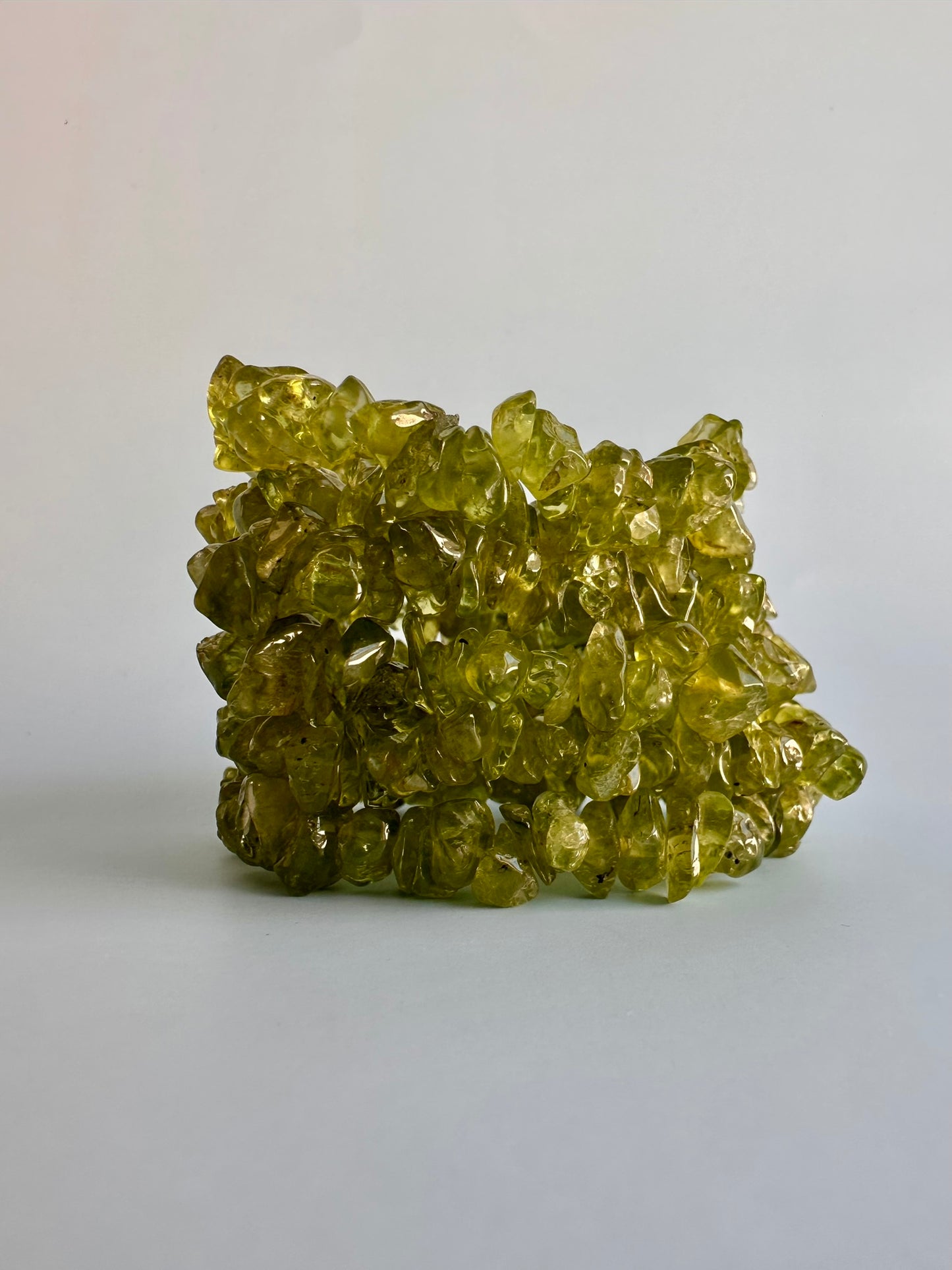 Peridot Chip Bracelet