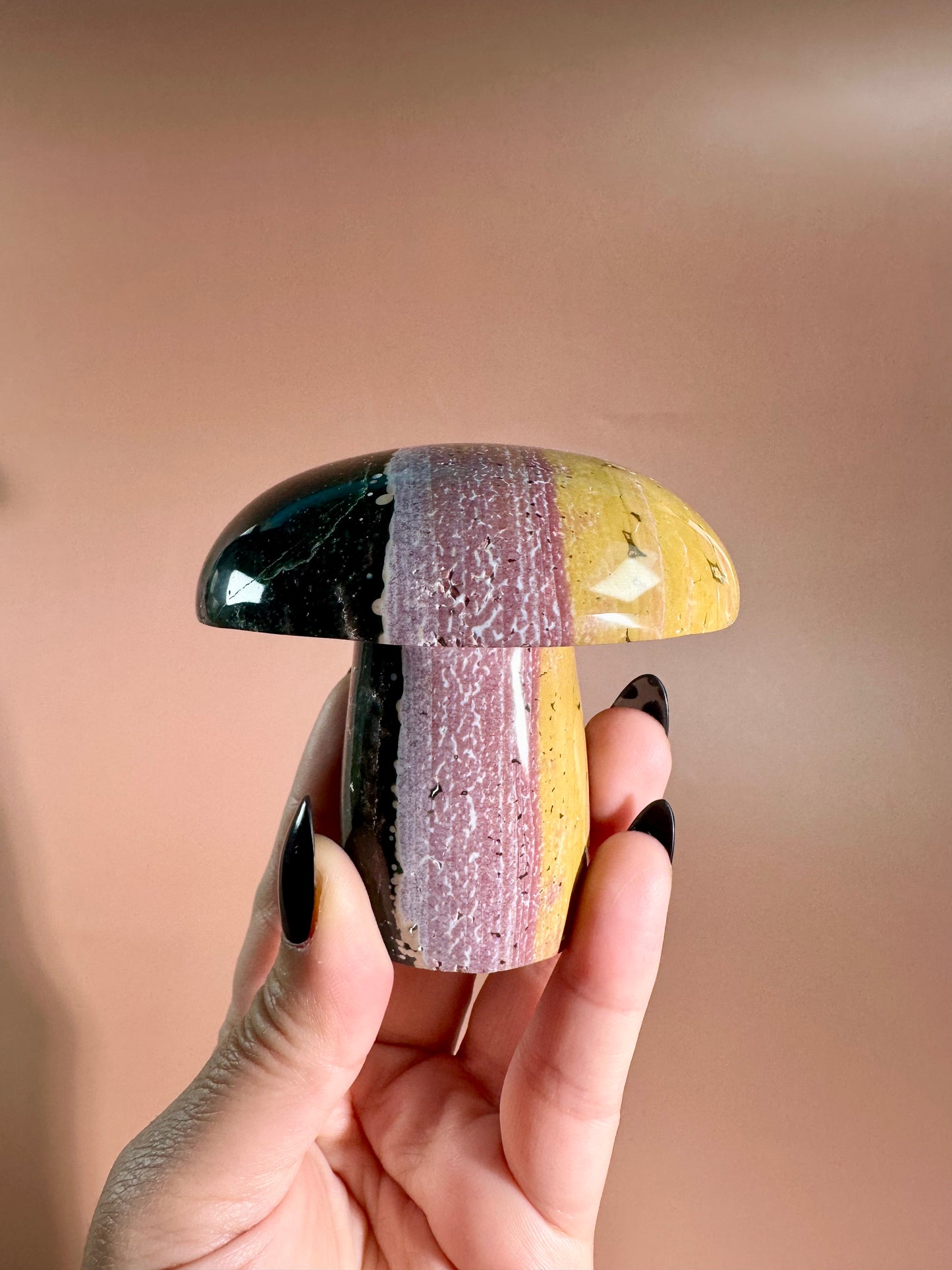 Ocean Jasper Mushroom - B