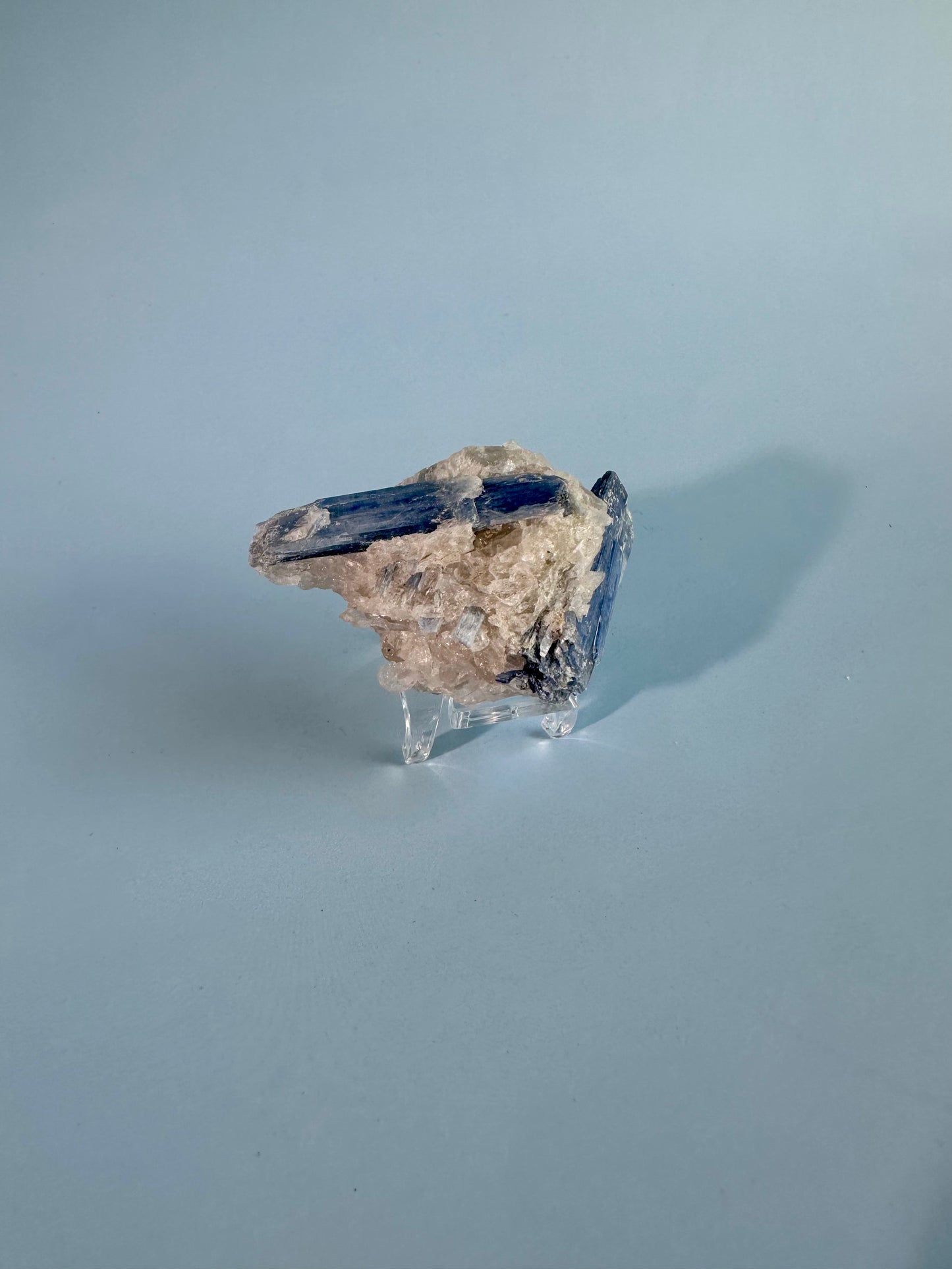 Kyanite in Quartz Cluster - D