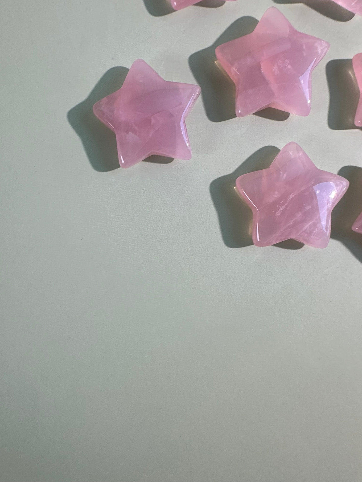 Small Rose Quartz Star | Pink Celestial Crystal Carving