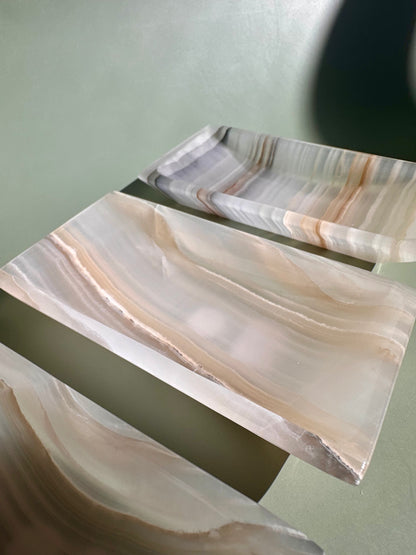Banded Onyx Rectangular Dish