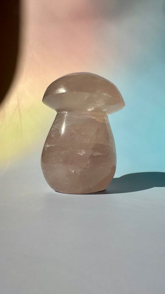 Rose Quartz Mushroom – Option A