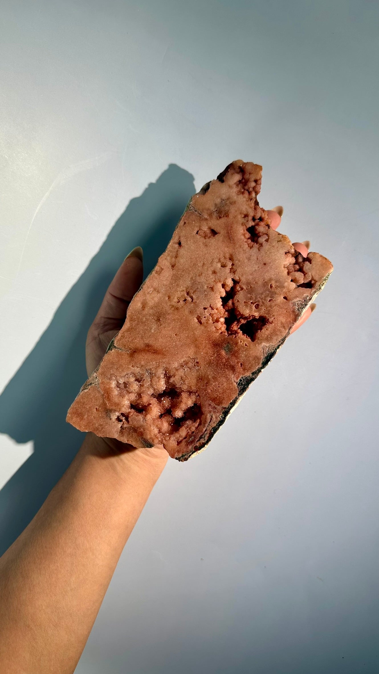 Pink Amethyst Self-Standing Slab – Option B