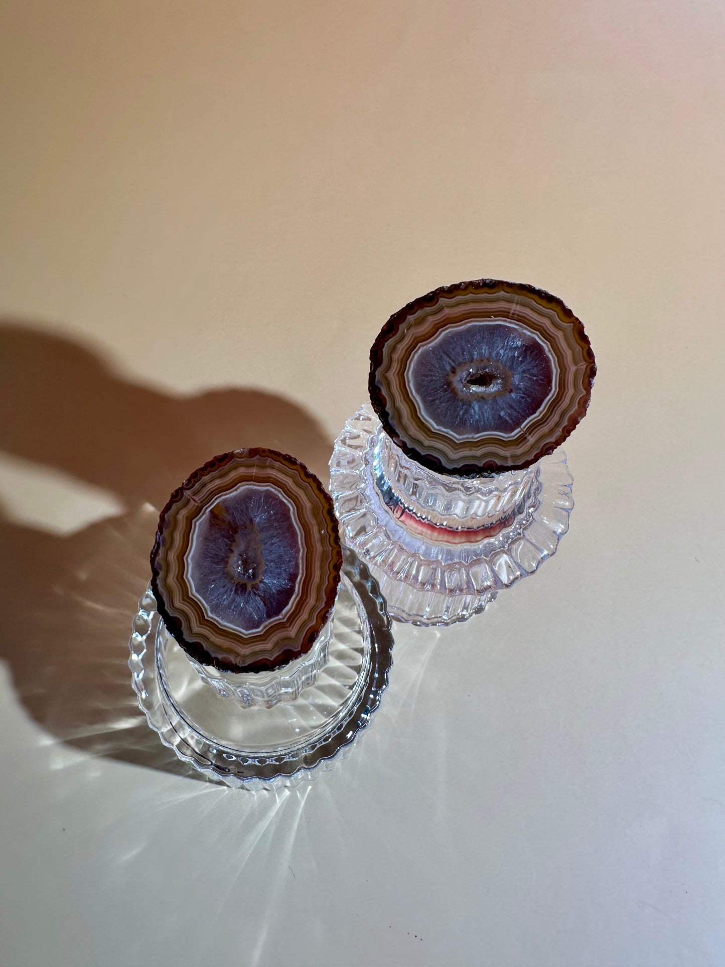 Zhanguo Agate Pair Option G | One-of-a-Kind Matching Agate Display Pair