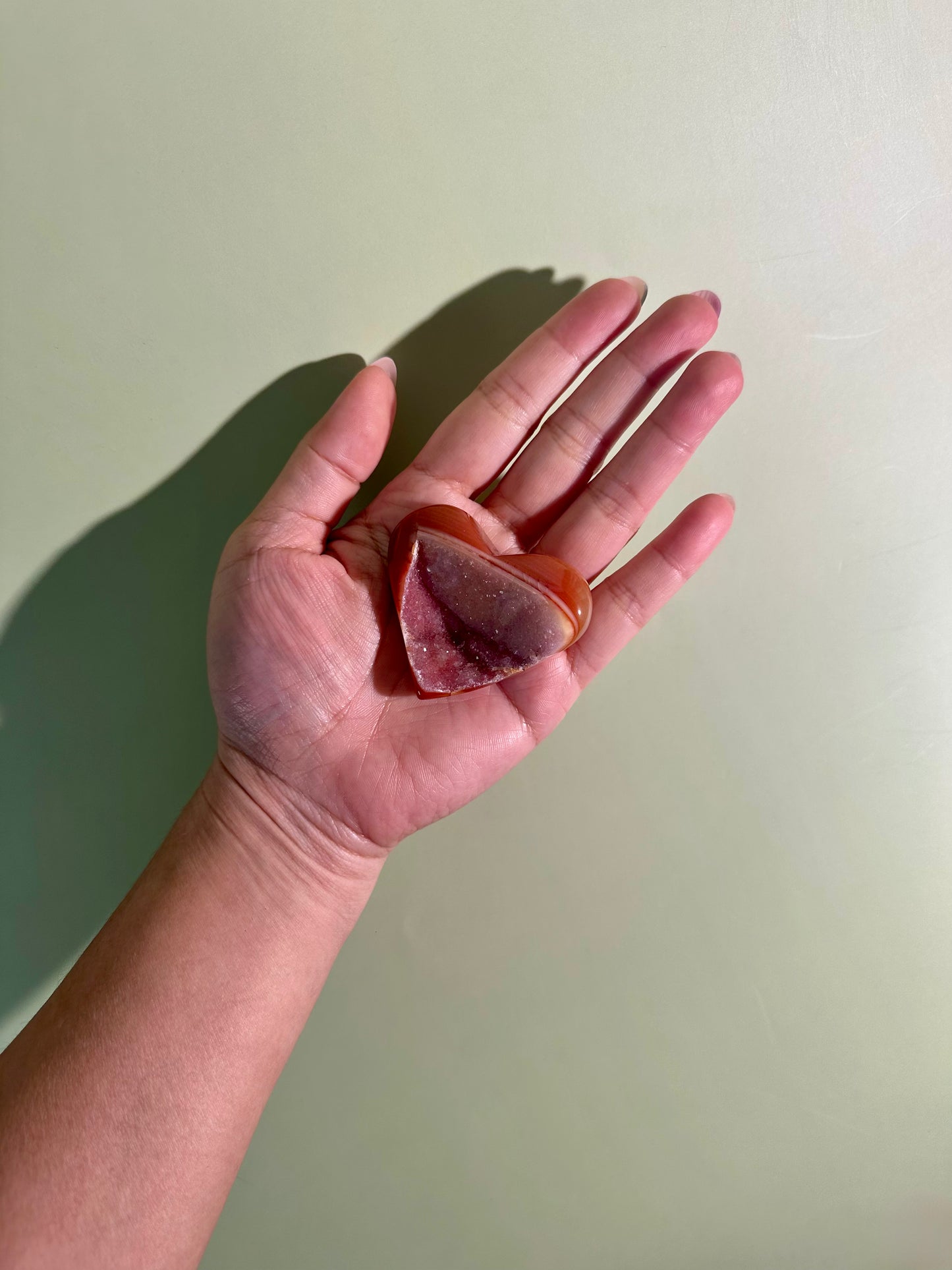 Small Carnelian Heart Option D | Confidence, Strength & Positive Energy Crystal