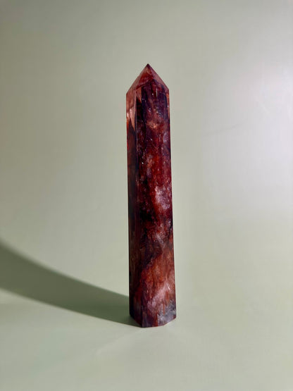 Fire Quartz Tower – Option E | Clarity, Vitality & Manifestation Energy