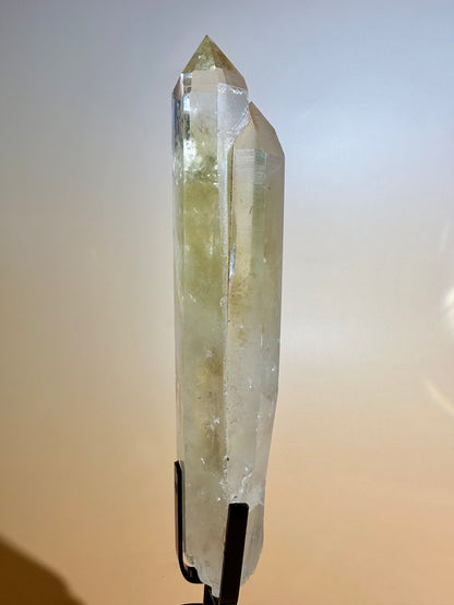 Citrine Polished Point on Stand – Option C | Manifestation, Joy & Abundance Energy
