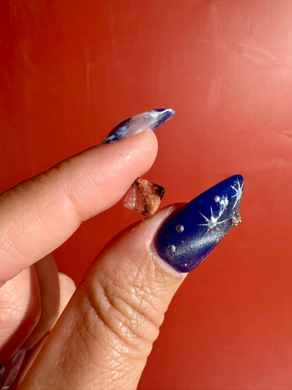 Teeny Garden Quartz Cube | Lodolite Crystal