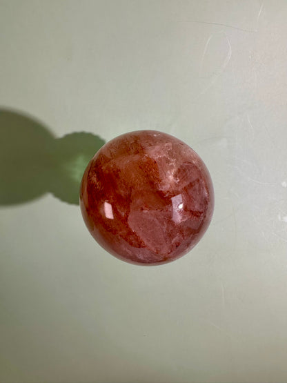 Fire Quartz Sphere Option I | One-of-a-Kind Hematoid Quartz Crystal Sphere