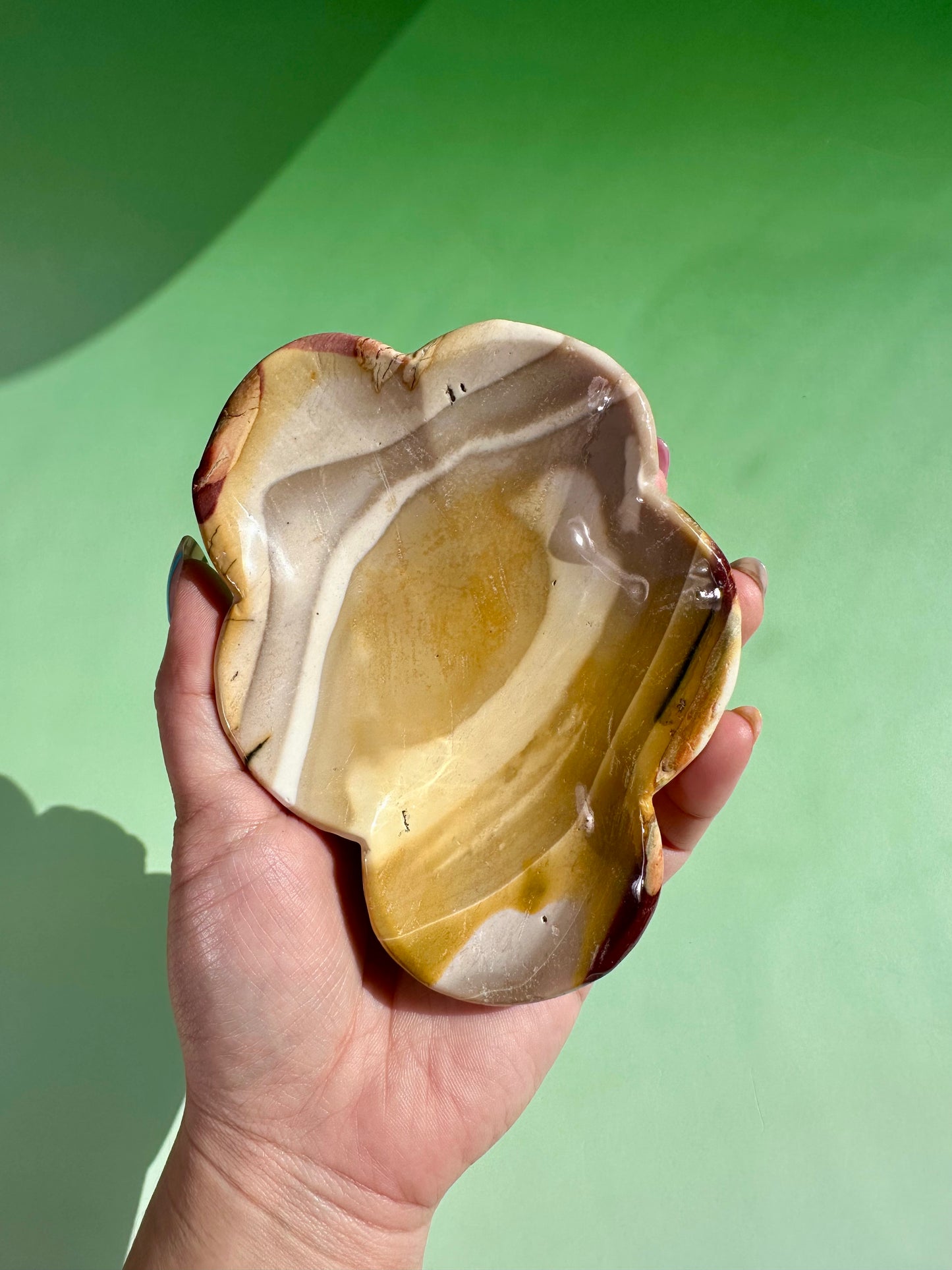 Irregular Mookaite Jasper Dish – Option C | Growth, Confidence & Nature Energy
