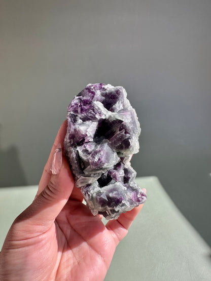 Green & Purple Fluorite Specimen – Option A
