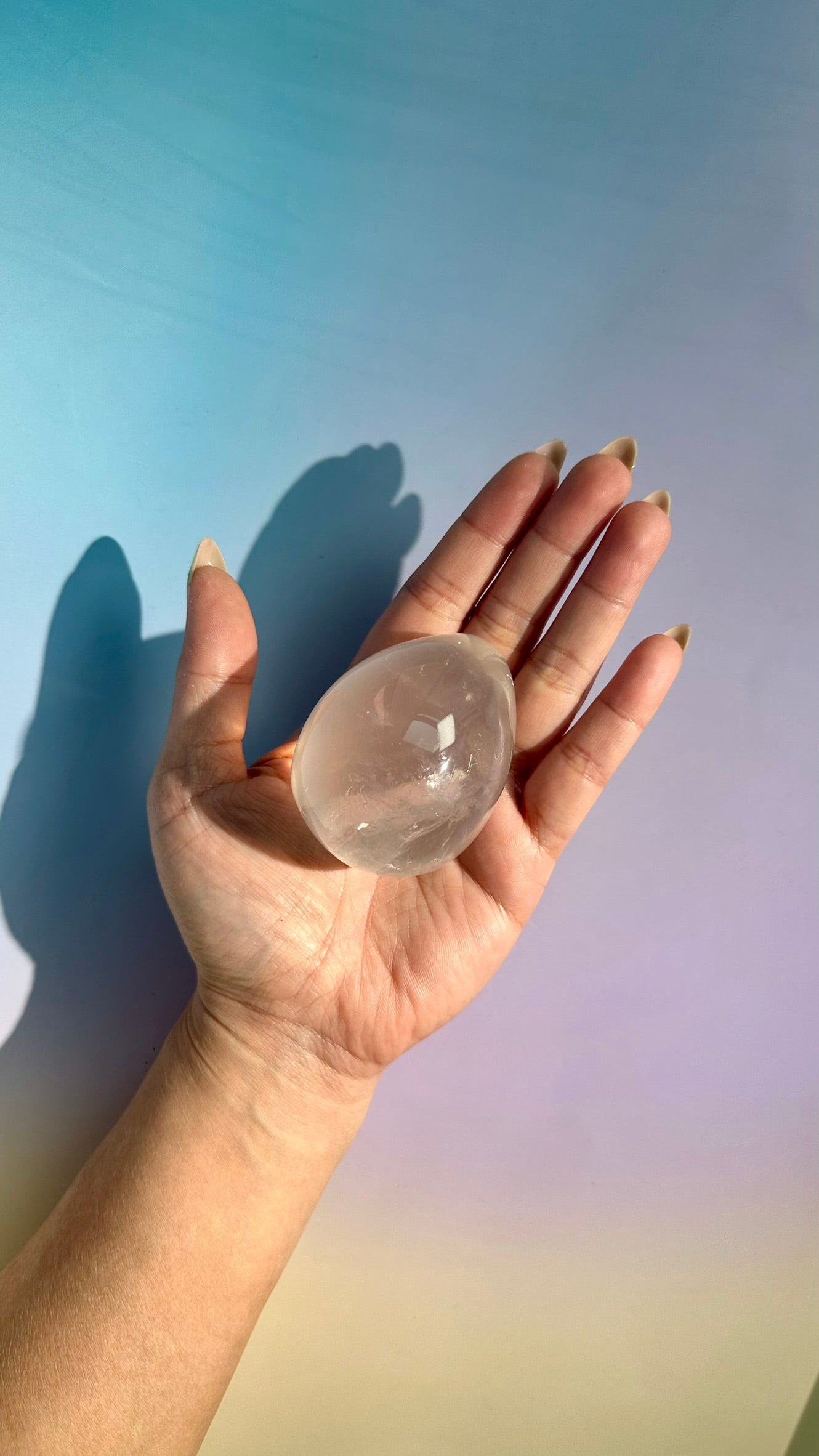 Rose Quartz Egg – Option C
