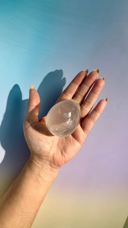 Rose Quartz Egg – Option C
