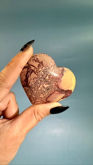 Desert Jasper Heart (Madagascar)