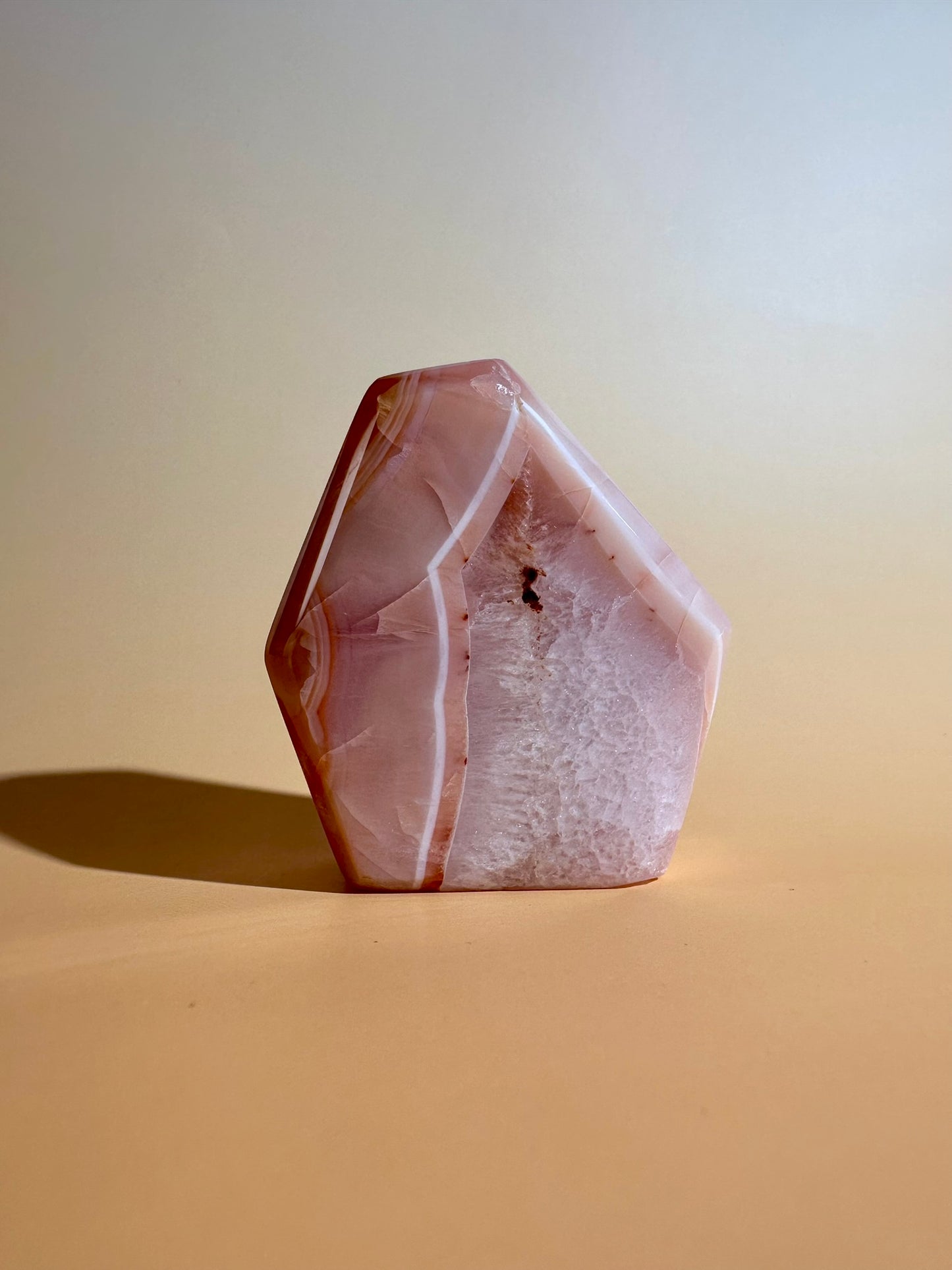 Carnelian Agate Geometric Freeform – Option F | Passion, Creativity & Inspiration Energy