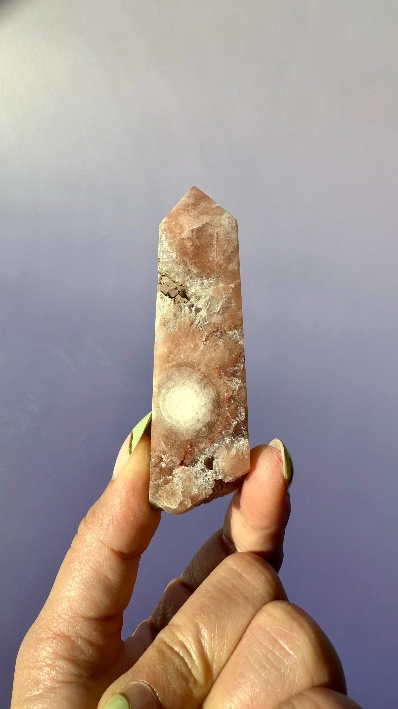 Pink Amethyst Obelisk – Option A