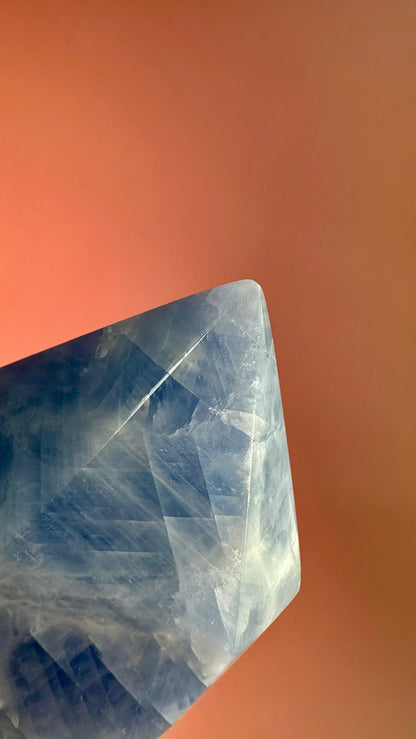 Perfectly Imperfect Blue Calcite Tower Misfit – Option C