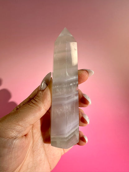 Lavender Green Fluorite Tower – Option B