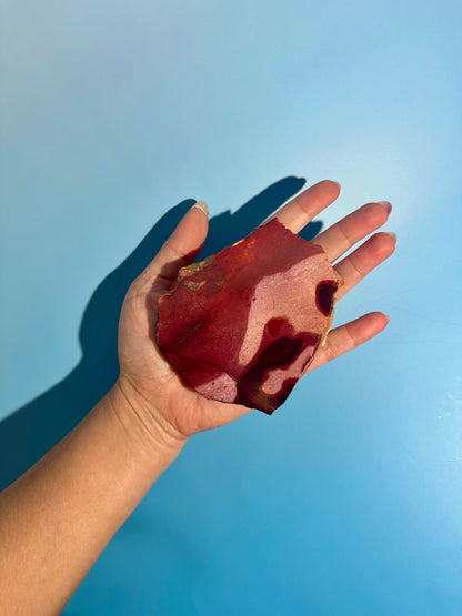 Mookaite Jasper Slab | One of a Kind Grounding, Adventure & Strength Crystal