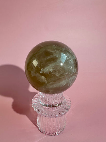 Blue Rose Quartz Sphere – Option A