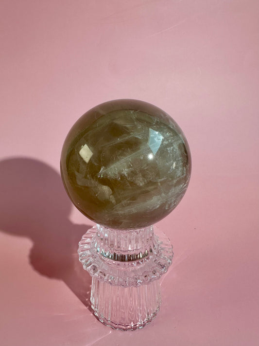 Blue Rose Quartz Sphere – Option A