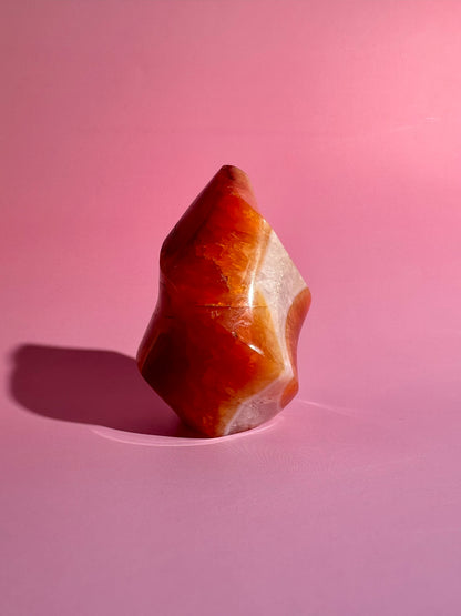 Carnelian Flame – Option C | Abundance, Confidence & Positive Transformation