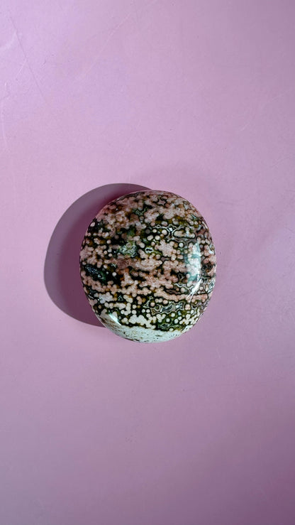 Ocean Jasper Palm Stone – Option F