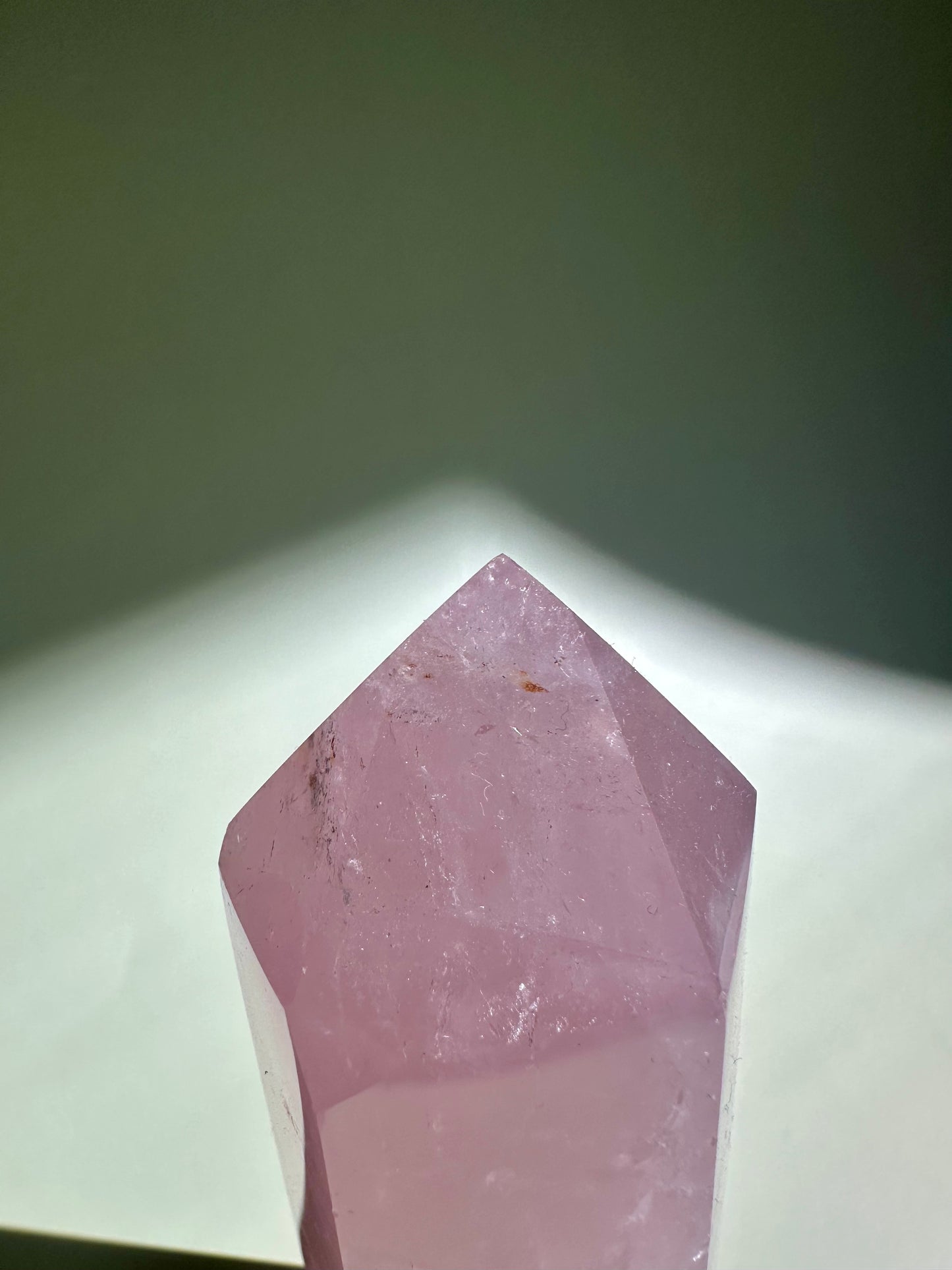 Large Rose Quartz Tower - B