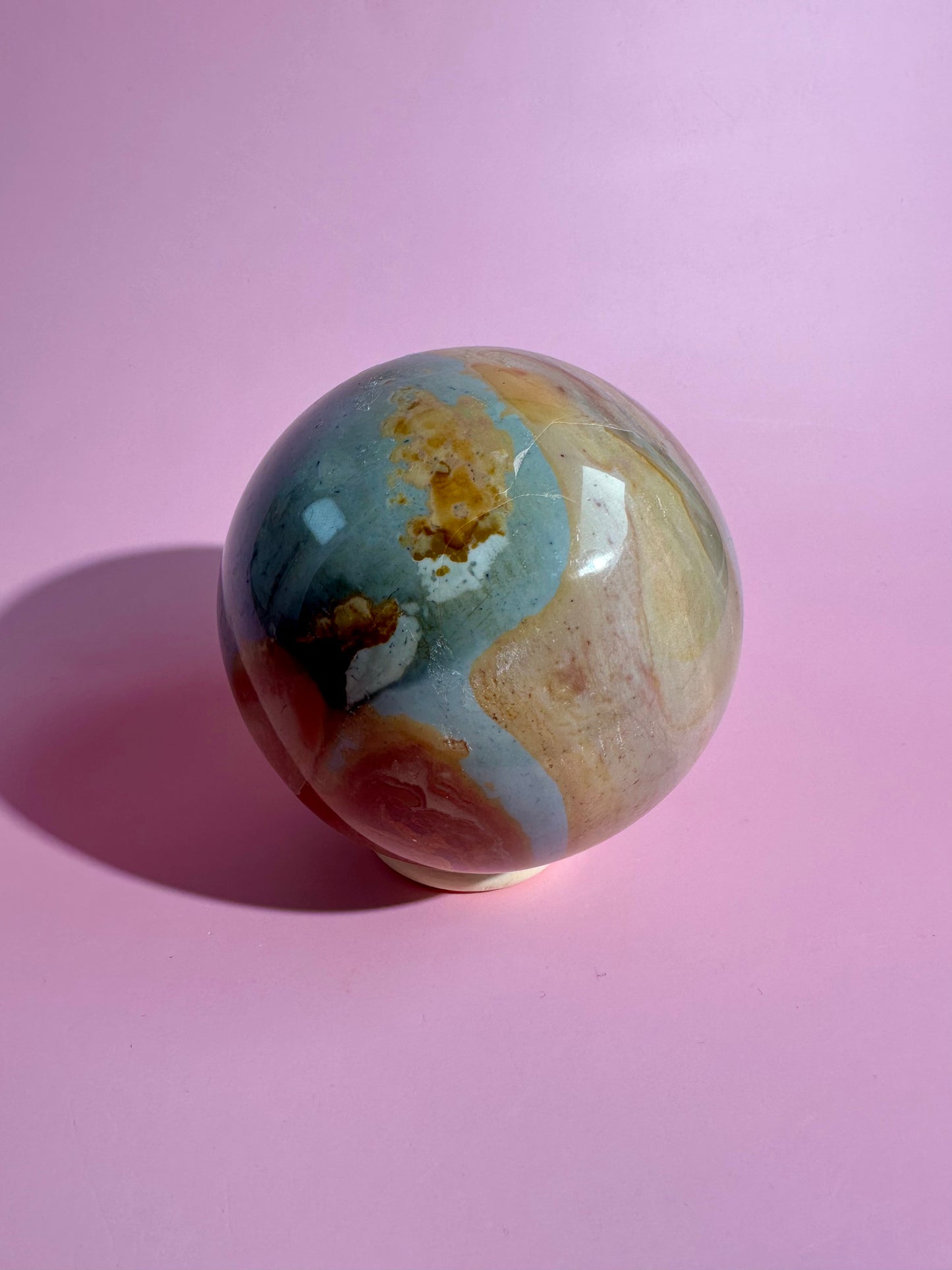 Large Polychrome Jasper Sphere – Option D