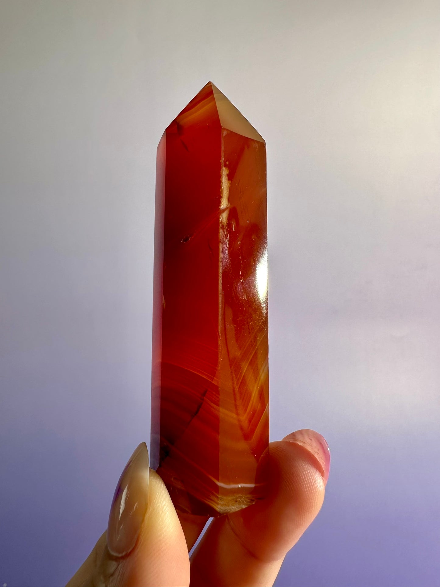 Carnelian Tower Option A | Courage, Vitality & Motivation Crystal