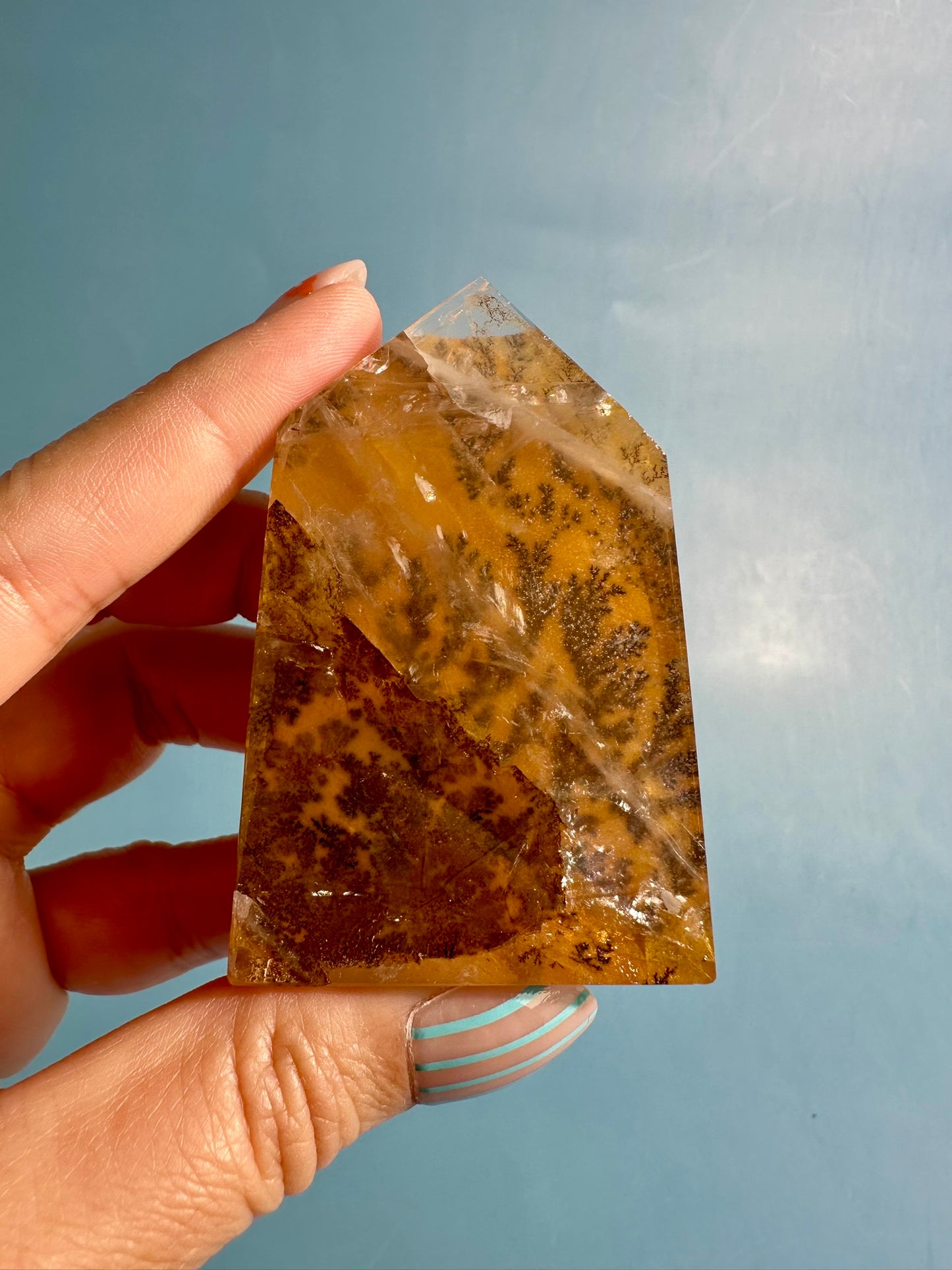 Dendritic Quartz Tower – Option M | Balance, Positive Energy & Grounding
