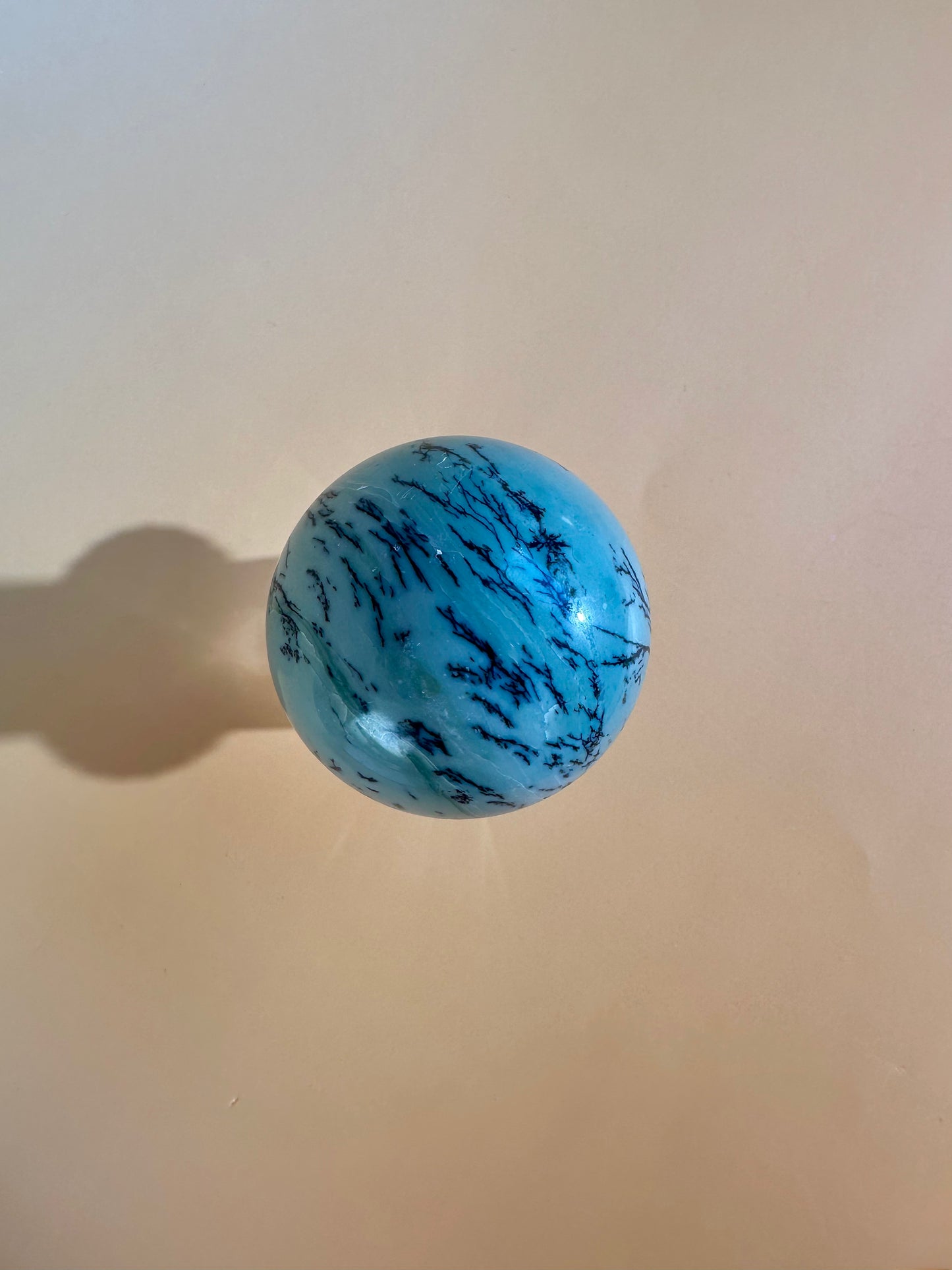 Green Picture Jasper Sphere – Option B