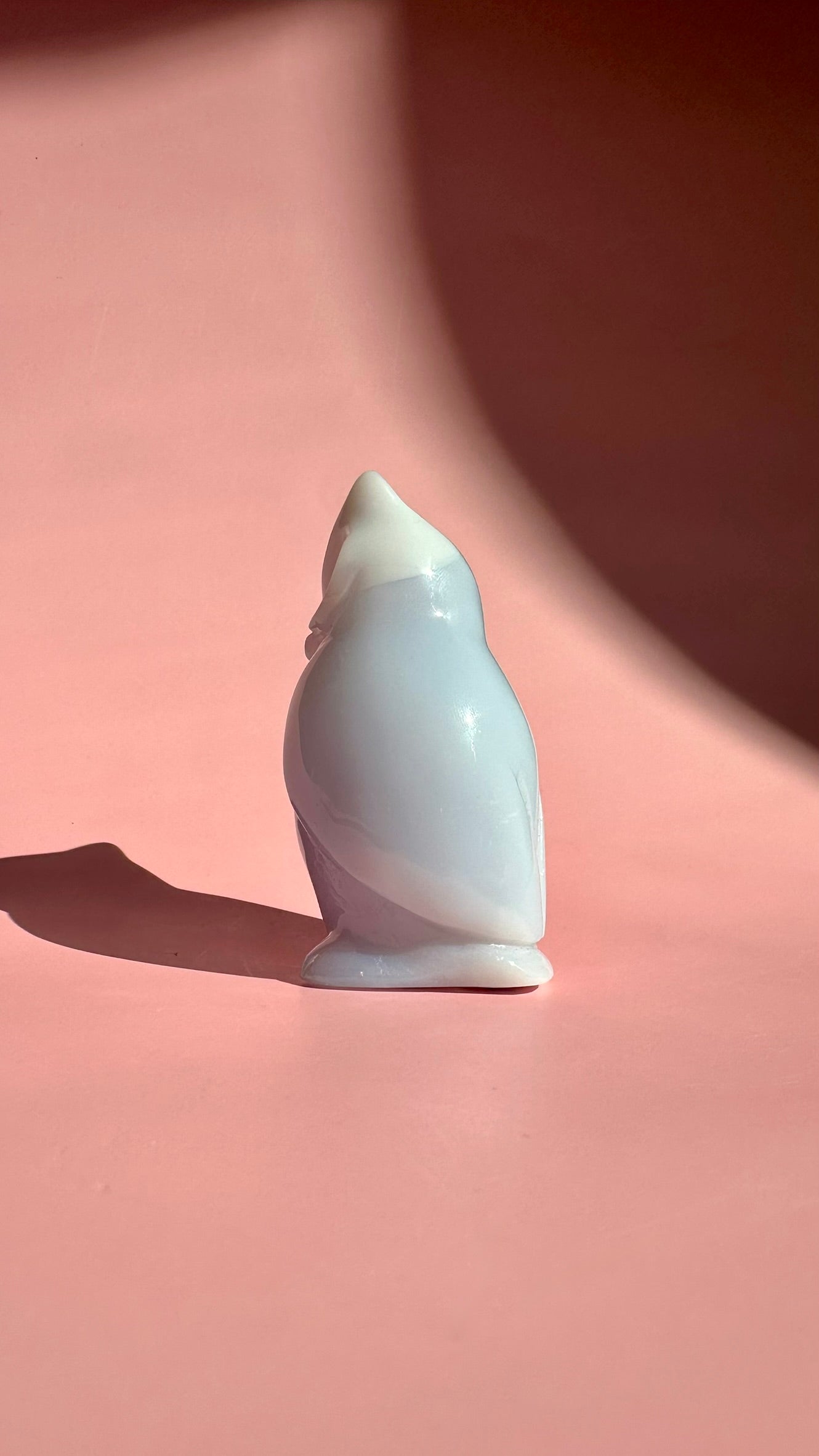 Blue Chalcedony Owl Carving (Large & Small) - You Pick!