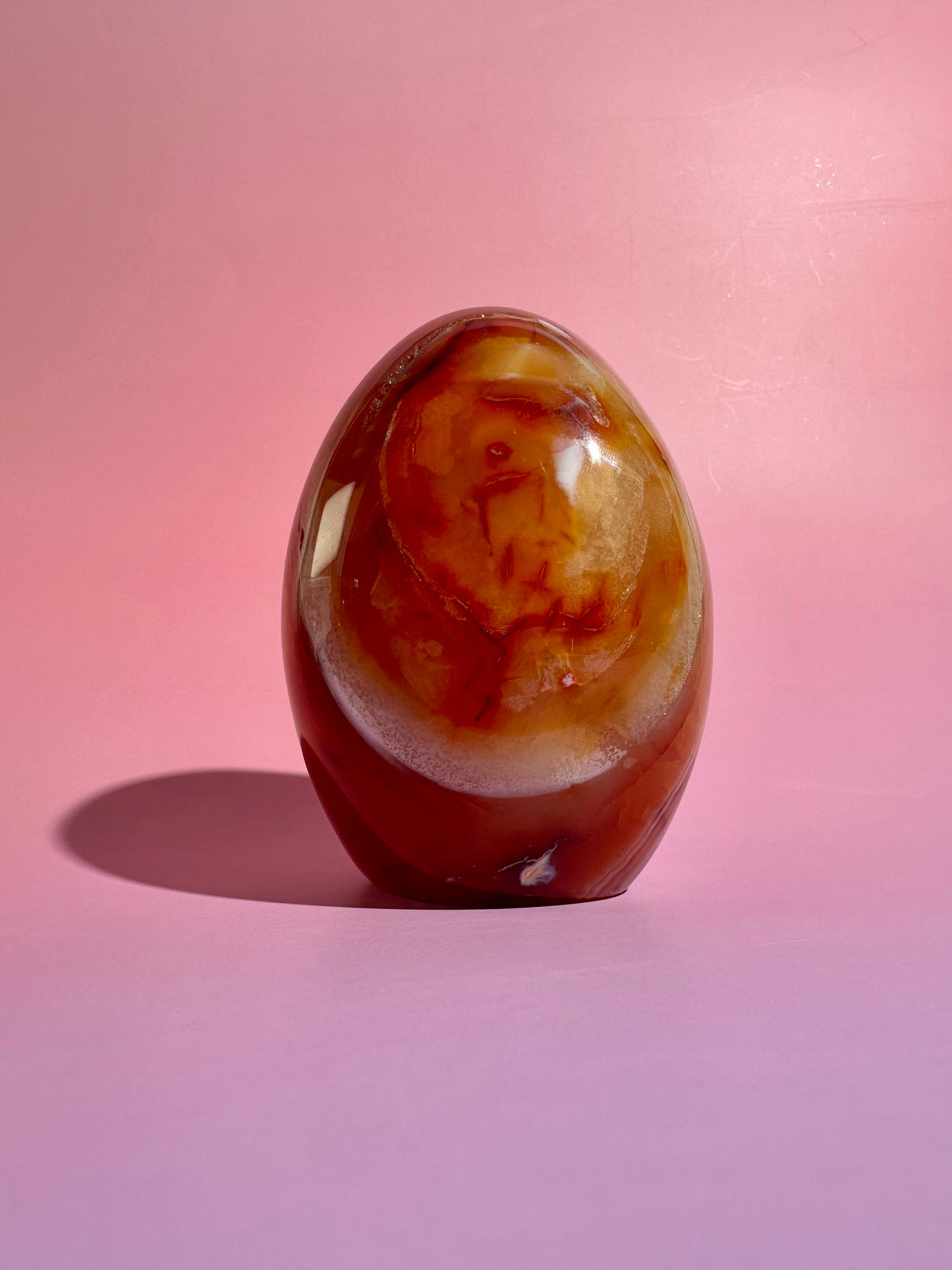 Carnelian Standing Freeform – Option H | Abundance, Creativity & Positive Energy Crystal