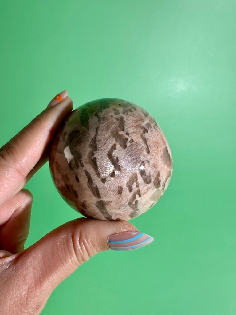 Graphic Feldspar Sphere – Option E | Collector Statement Crystal, Balance & Earth Energy