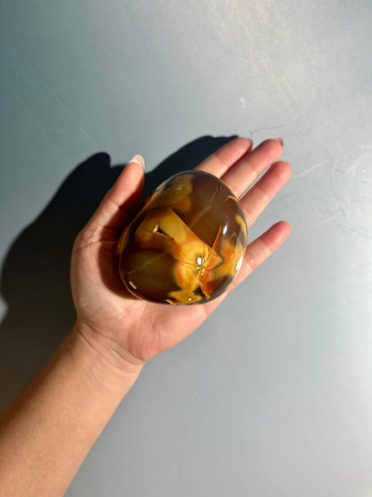 Carnelian Orca Agate Freeform – Option A | Courage, Grounding & Collector Crystal