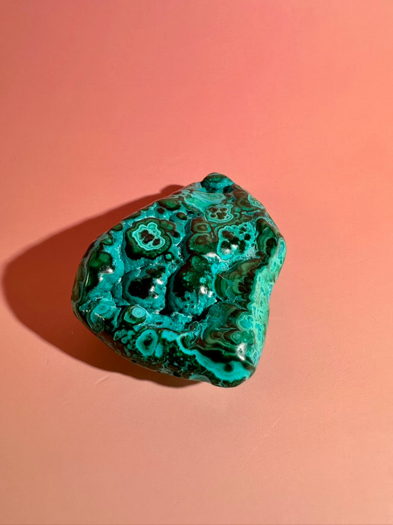 Malachite Chrysocolla Malacolla Polished Specimen Option H | One-of-a-Kind Congo Crystal