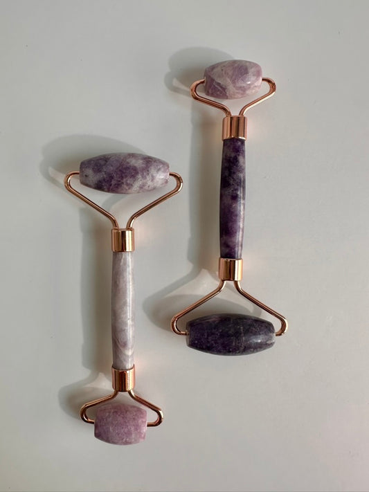 Lepidolite Gua Sha Facial Roller